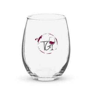Stemless wine glass